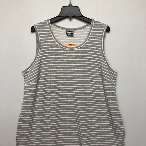 NWT 32 Degree Cool Women Sleeveless Pullover Striped Dress Size XXL Gray B272 -5 - Picture 11 of 15